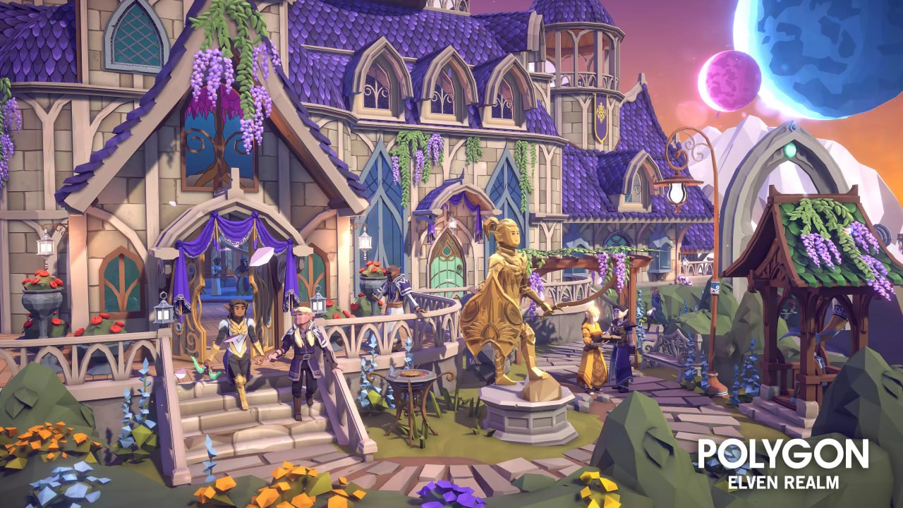 POLYGON - Elven Realm - Low Poly 3D Art by Synty📱 - изображение 3